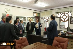 بازدید دکتر کچوئیان معاون نظارت، ارزیابی و تضمین کیفیت دانشگاه فرهنگیان و دکتر دلقندی مشاور رئیس دانشگاه و مدیرکل حراست دانشگاه فرهنگیان از پردیس های استان یزد
 3