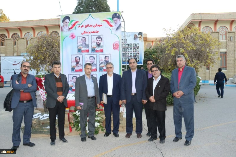 بازدید دکتر کچوئیان معاون نظارت، ارزیابی و تضمین کیفیت دانشگاه فرهنگیان و دکتر دلقندی مشاور رئیس دانشگاه و مدیرکل حراست دانشگاه فرهنگیان از پردیس های استان یزد
 12