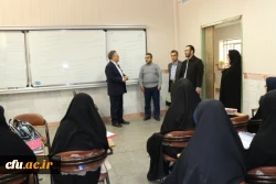 بازدید دکتر کچوئیان معاون نظارت، ارزیابی و تضمین کیفیت دانشگاه فرهنگیان و دکتر دلقندی مشاور رئیس دانشگاه و مدیرکل حراست دانشگاه فرهنگیان از پردیس های استان یزد
 16