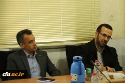 برگزاری جلسه پرسش و پاسخ با حضور دکتر کچوئیان معاون نظارت، ارزیابی و تضمین کیفیت دانشگاه فرهنگیان و دکتر دلقندی مشاور رئیس دانشگاه و مدیرکل حراست دانشگاه فرهنگیان 
 5