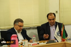 برگزاری جلسه پرسش و پاسخ با حضور دکتر کچوئیان معاون نظارت، ارزیابی و تضمین کیفیت دانشگاه فرهنگیان و دکتر دلقندی مشاور رئیس دانشگاه و مدیرکل حراست دانشگاه فرهنگیان 
 6