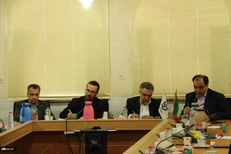 برگزاری جلسه پرسش و پاسخ با حضور دکتر کچوئیان معاون نظارت، ارزیابی و تضمین کیفیت دانشگاه فرهنگیان و دکتر دلقندی مشاور رئیس دانشگاه و مدیرکل حراست دانشگاه فرهنگیان 
 8