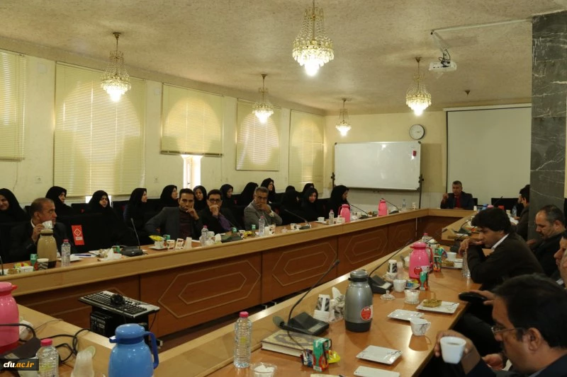 برگزاری جلسه پرسش و پاسخ با حضور دکتر کچوئیان معاون نظارت، ارزیابی و تضمین کیفیت دانشگاه فرهنگیان و دکتر دلقندی مشاور رئیس دانشگاه و مدیرکل حراست دانشگاه فرهنگیان 
 10