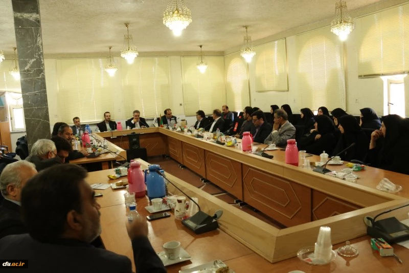 برگزاری جلسه پرسش و پاسخ با حضور دکتر کچوئیان معاون نظارت، ارزیابی و تضمین کیفیت دانشگاه فرهنگیان و دکتر دلقندی مشاور رئیس دانشگاه و مدیرکل حراست دانشگاه فرهنگیان 
 11