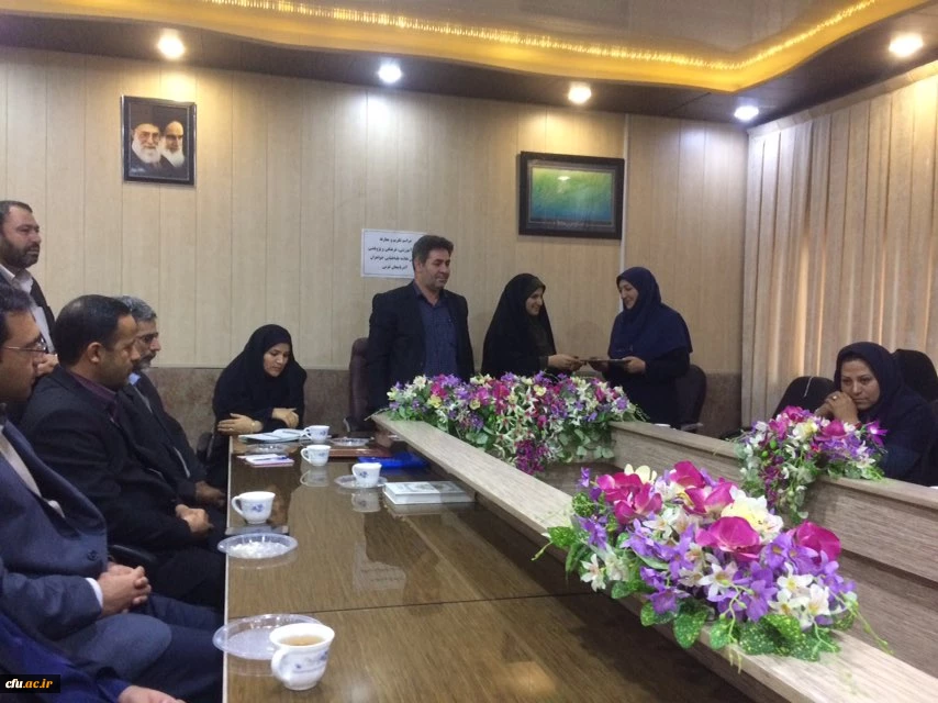 مراسم تکریم و معارفه معاون آموزشی، فرهنگی و پژوهشی پردیس علامه طباطبایی خواهران آذربایجان غربی برگزار شد 2