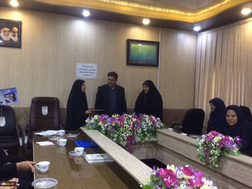مراسم تکریم و معارفه معاون آموزشی، فرهنگی و پژوهشی پردیس علامه طباطبایی خواهران آذربایجان غربی برگزار شد 3