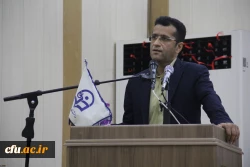 مراسم تکریم و معارفه سرپرستان پیشین و جدید دفتر نهاد نمایندگی مقام معظم رهبری در دانشگاه فرهنگیان هرمزگان 6