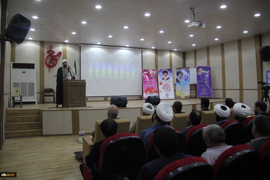 مراسم تکریم و معارفه سرپرستان پیشین و جدید دفتر نهاد نمایندگی مقام معظم رهبری در دانشگاه فرهنگیان هرمزگان 18