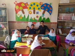 بازدید دانشجویان رشته علوم تربیتی پردیس شهید مدرس سنندج از کلاس های چندپایه 4