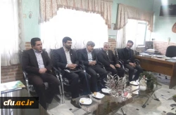 بازدید دکتر مشهدی مدیر امور مدارس وابسته و کارورزی دانشگاه فرهنگیان از مدیریت امور پردیس های استان قم