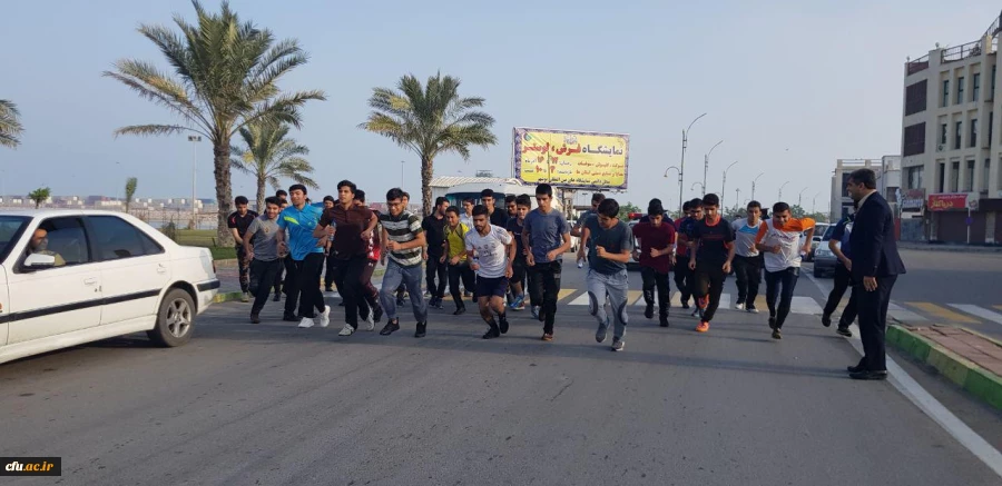 مسابقه دو صحرانوردی دانشجومعلمان در ساحل بوشهر برگزار شد 3