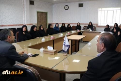 بازدید از پردیس فاطمه الزهرا (س) در اولین روز کاری مدیر جدید امور پردیس های استان یزد 6