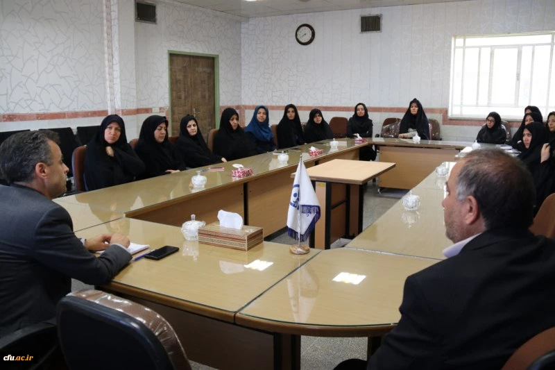 بازدید از پردیس فاطمه الزهرا (س) در اولین روز کاری مدیر جدید امور پردیس های استان یزد 6