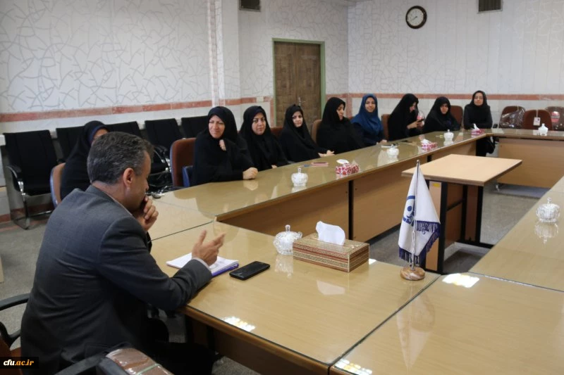 بازدید از پردیس فاطمه الزهرا (س) در اولین روز کاری مدیر جدید امور پردیس های استان یزد 7