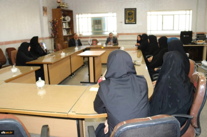 بازدید از پردیس فاطمه الزهرا (س) در اولین روز کاری مدیر جدید امور پردیس های استان یزد 9