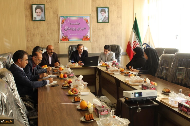 برگزاری جلسه شورای پژوهشی دانشگاه فرهنگیان کشور ازطریق ویدئو کنفرانس درقزوین 4
