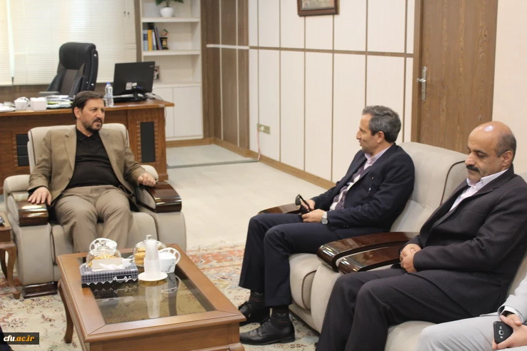 دیدار معاون پژوهشی دانشگاه فرهنگیان کشور با معاون سیاسی امنیتی استانداری قزوین 6