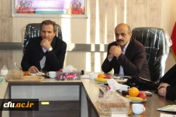 نشست دکتر طاهری نیا معاون پژوهشی دانشگاه فرهنگیان کشور با اساتید واعضای هیئت علمی دانشگاه فرهنگیان استان قزوین 3