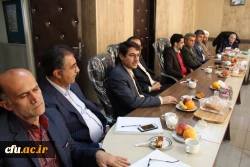 نشست دکتر طاهری نیا معاون پژوهشی دانشگاه فرهنگیان کشور با اساتید واعضای هیئت علمی دانشگاه فرهنگیان استان قزوین 4