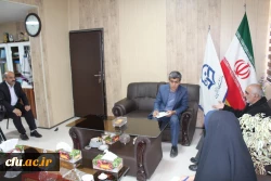 دیدار مدیریت امور پردیس های استان بااستاد آرم که 18سال رییس تربیت معلم قزوین بودند 2