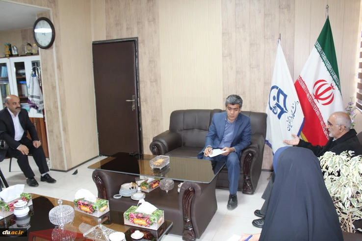 دیدار مدیریت امور پردیس های استان بااستاد آرم که 18سال رییس تربیت معلم قزوین بودند 2