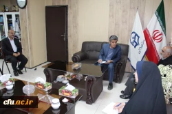 دیدار مدیریت امور پردیس های استان بااستاد آرم که 18سال رییس تربیت معلم قزوین بودند 3