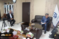 دیدار مدیریت امور پردیس های استان بااستاد آرم که 18سال رییس تربیت معلم قزوین بودند 4