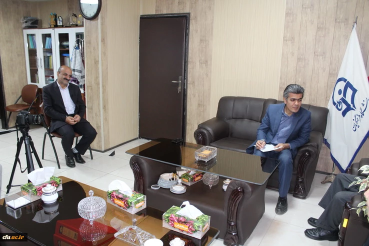 دیدار مدیریت امور پردیس های استان بااستاد آرم که 18سال رییس تربیت معلم قزوین بودند 4