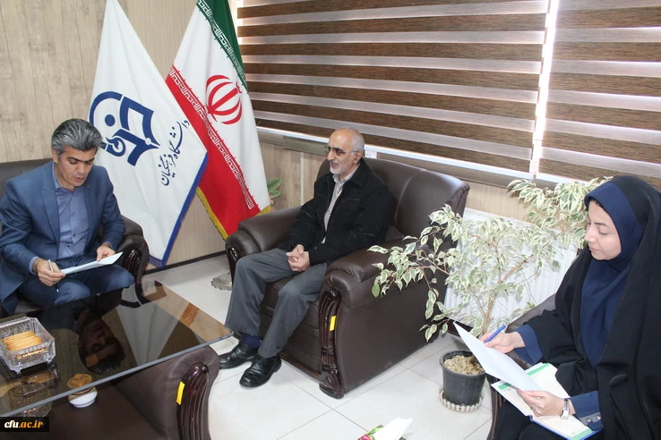 دیدار مدیریت امور پردیس های استان بااستاد آرم که 18سال رییس تربیت معلم قزوین بودند 5