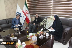 دیدار مدیریت امور پردیس های استان بااستاد آرم که 18سال رییس تربیت معلم قزوین بودند 6