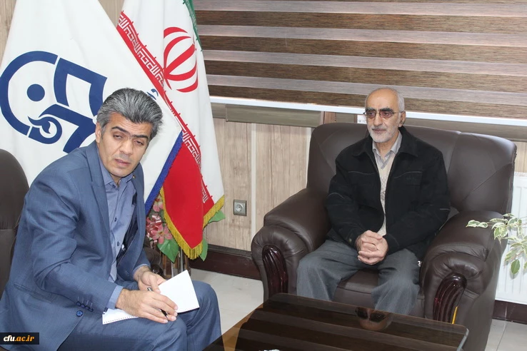 دیدار مدیریت امور پردیس های استان بااستاد آرم که 18سال رییس تربیت معلم قزوین بودند 7