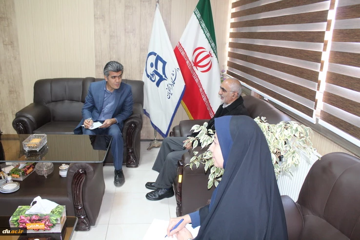 دیدار مدیریت امور پردیس های استان بااستاد آرم که 18سال رییس تربیت معلم قزوین بودند 8