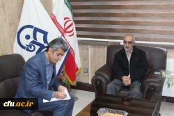 دیدار مدیریت امور پردیس های استان بااستاد آرم که 18سال رییس تربیت معلم قزوین بودند 10