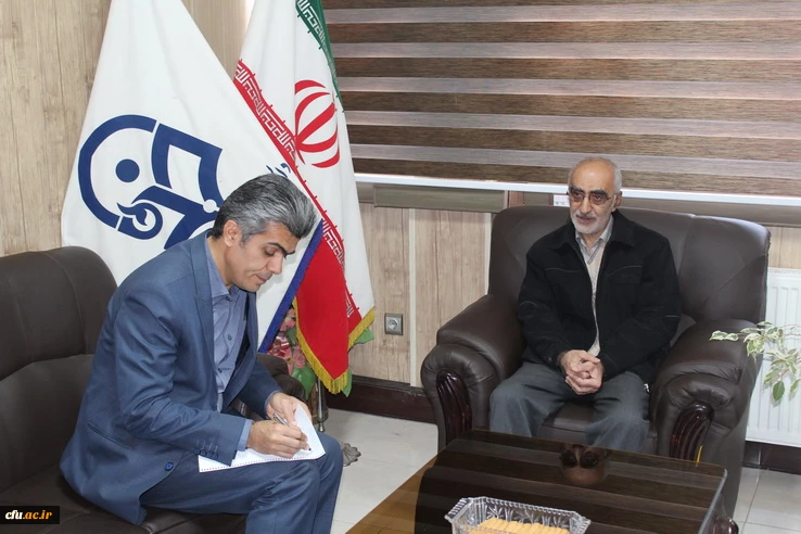 دیدار مدیریت امور پردیس های استان بااستاد آرم که 18سال رییس تربیت معلم قزوین بودند 10