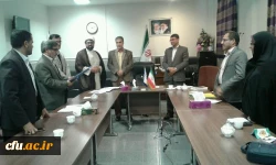 جلسه معارفه و تکریم معاونت هماهنگی دانشگاه  فرهنگیان استان سیستان وبلوچستان