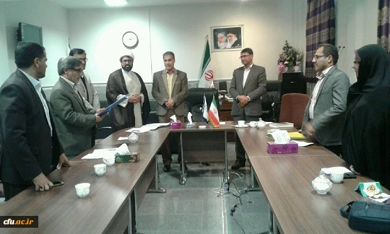 جلسه معارفه و تکریم معاونت هماهنگی دانشگاه  فرهنگیان استان سیستان وبلوچستان