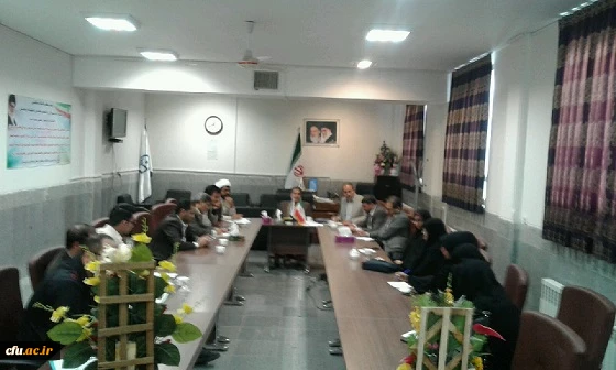 جلسه معارفه و تکریم معاونت هماهنگی دانشگاه  فرهنگیان استان سیستان وبلوچستان