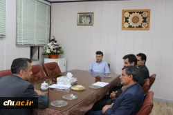 دیدار رئیس هیئت حسابرسی و کارشناسان دیوان محاسبات با مدیر پردیس های استان یزد
 3