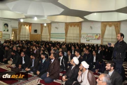 بزرگداشت روز دانشجو با حضور حجت الاسلام و المسلمین ذوالنور نماینده مردم قم در مجلس شواری اسلامی در مرکز آموزش عالی شهید مدنی(ره)