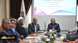 دیدار دکتر طاهری نیا با اعضای هیات علمی و اساتید مامور دانشگاه فرهنگیان خراسان جنوبی و
بازدید از مدرسه شوکتیه سومین مدرسه ایران  3