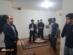 بازدید دکتر احد زاده مدیریت امور پردیس های استانی دانشگاه فرهنگیان گیلان از سرای دانشجویی به مناسبت 16 آذر 4