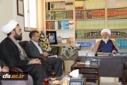 دیدار سرپرست دانشگاه فرهنگیان استان یزد با آیت الله ناصری نماینده ولی فقیه و امام جمعه یزد
 3