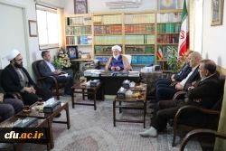 دیدار سرپرست دانشگاه فرهنگیان استان یزد با آیت الله ناصری نماینده ولی فقیه و امام جمعه یزد
 5