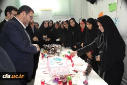 برگزاری جشن روز دانشجو با حضور سرپرست مدیریت امور پردیس های استان قم در پردیس حضرت معصومه(س)