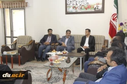 دیدار سرپرست و اعضای شورای مدیریت دانشگاه فرهنگیان با مدیرکل جدید آموزش و پرورش استان هرمزگان
 6