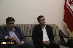 دیدار سرپرست و اعضای شورای مدیریت دانشگاه فرهنگیان هرمزگان با مدیرکل جدید آموزش و پرورش استان
 4