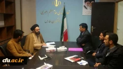 در حاشیه برنامه گرامیداشت روز دانشجو جلسه مسئولان اجرایی کمیته استانی طرح مطالعاتی بینش مطهر با حضور جناب آقای دکتر انار نژاد و حجت الاسلام دادگر ، در استان فارس برگزار شد 2