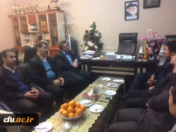 مهندس عبدالکریم حسین زاده نماینده محترم مردم شریف نقده و اشنویه در مجلس شورای اسلامی با دکتر محمودلو مدیر امور پردیس های استان آذربایجان غربی دیدار و گفتگو کرد 3