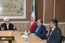 سرپرست امور پردیس های دانشگاه فرهنگیان اصفهان در دیدار با ریاست بنیاد مهدویت :
تعالی دانشجو معلمان در معارف مهدویت ضروی و راهگشا است.