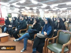 به مناسبت روز پژوهش صورت گرفت بازدید دانشجویان پردیس بنت الهدی صدر قزوین از کتابخانه ملی 6